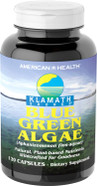 American Health Klamath Shores Blue Green Algae Capsules - Fresh Water Phytonutrient-Rich Algae Superfood Supplement - Pesticide-Free - 120 Total Servings