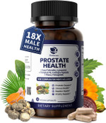 Prostate Health Supplements For Men - 18 In 1 Saw Palmetto With Pumpkin Seed & Nettle - Advanced Dht Blocker - Urinary Tract Health Support - Enhanced With Ashwagandha, Reishi, 90 Capsules Prostate Health Supplements For Men - 18 In 1 Saw Palmetto With Pumpkin Seed & Nettle - Advanced Dht Blocker - Urinary Tract Health Support - Enhanced With Ashwagandha, Reishi, 90 Capsules