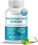 High Potency Phosphatidylserine With Ginkgo Biloba, Magnesium, L-Theanine, Ashwagandha & Black Pepper Supports Brain Wellness, Cortisol Health & Healthy Aging* Made In The Usa High Potency Phosphatidylserine With Ginkgo Biloba, Magnesium, L-Theanine, Ashwagandha & Black Pepper Supports Brain Wellness, Cortisol Health & Healthy Aging* Made In The Usa
