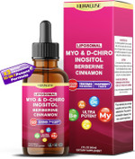 Liposomal Myo & D-Chiro Inositol, Berberine, Cinnamon Liquid Drops 1565Mg Per Serving, Ultra Potent, Raspberry Taste, Usa Made & Lab Tested 2 Fl Oz (60Ml) Liposomal Myo & D-Chiro Inositol, Berberine, Cinnamon Liquid Drops 1565Mg Per Serving, Ultra Potent, Raspberry Taste, Usa Made & Lab Tested 2 Fl Oz (60Ml)