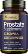 Prostate Health Supplements For Men - Support Complex 3X Formula With Saw Palmetto Blend Stinging Nettle Root & Pumpkin Seed Extract - Supports Bathroom Trips Prostate & Urinary Health - 60 Capsules Prostate Health Supplements For Men - Support Complex 3X Formula With Saw Palmetto Blend Stinging Nettle Root & Pumpkin Seed Extract - Supports Bathroom Trips Prostate & Urinary Health - 60 Capsules