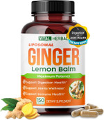 Vital Herbal Liposomal Ginger With Lemon Balm, Cinnamon- Maximum Potency - Supports Digestion, Joints, Immune Health - Made In The Usa Vital Herbal Liposomal Ginger With Lemon Balm, Cinnamon- Maximum Potency - Supports Digestion, Joints, Immune Health - Made In The Usa