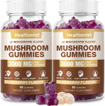 3000Mg Mushroom Complex Gummies 10 Blend - Lion'S Mane Gummies For Adults, Cordyceps, Shiitake, Reishi, Chaga, - Brain, Immune Support & Stress Relief, Energy, Mushroom Supplement For Men & Women 60Ct 3000Mg Mushroom Complex Gummies 10 Blend - Lion'S Mane Gummies For Adults, Cordyceps, Shiitake, Reishi, Chaga, - Brain, Immune Support & Stress Relief, Energy, Mushroom Supplement For Men & Women 60Ct