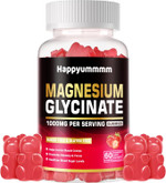 Magnesium Glycinate Gummies 1000Mg - Sugar Free Magnesium Potassium Supplement With Vitamin D, B6, Coq10 For Calm Mood & Sleep Support - 120 Strawberry Gummies Magnesium Glycinate Gummies 1000Mg - Sugar Free Magnesium Potassium Supplement With Vitamin D, B6, Coq10 For Calm Mood & Sleep Support - 120 Strawberry Gummies