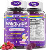 Magnesium Glycinate Gummies For Adults & Kids 4+, Sugar Free Magnesium Bisglycinate Supplement 400/200Mg With B6D3, 5Htp, L-Theanine For Sleep & Relaxation, Brain, Muscle, Melatonin Free Gummies,1Pack Magnesium Glycinate Gummies For Adults & Kids 4+, Sugar Free Magnesium Bisglycinate Supplement 400/200Mg With B6D3, 5Htp, L-Theanine For Sleep & Relaxation, Brain, Muscle, Melatonin Free Gummies,1Pack