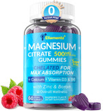 Sugar Free Magnesium Citrate Gummies 500Mg For Women Men, Chelated Magnesium Supplement With B6 For Constipation | Calm Magnesium Gummies For Mood | Calcium Magnesium Zinc D3 Gummy For Bone & Muscle Sugar Free Magnesium Citrate Gummies 500Mg For Women Men, Chelated Magnesium Supplement With B6 For Constipation | Calm Magnesium Gummies For Mood | Calcium Magnesium Zinc D3 Gummy For Bone & Muscle