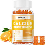 Calcium Magnesium Zinc Gummies With Vitamin D3 & K2 - High Potency Enhanced Absorption -120 Orange Gummies Flavored Calcium Magnesium Zinc Gummies With Vitamin D3 & K2 - High Potency Enhanced Absorption -120 Orange Gummies Flavored