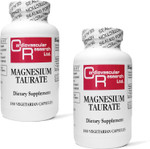 Cardiovascular Research Magnesium Taurate - 125 Mg Elemental Magnesium - 180 Veggie Caps In Each Sealed Bottle - 2 Bottles - 360 Vegetarian Capsules Cardiovascular Research Magnesium Taurate - 125 Mg Elemental Magnesium - 180 Veggie Caps In Each Sealed Bottle - 2 Bottles - 360 Vegetarian Capsules