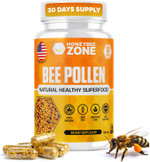 Bee Pollen Supplement 100% Natural Raw Bee Pollen In Veggie Caps Fermented Pollen Multivitamin, Probiotic Superfood, Vital Proteins, Amino Acids, Immune Support &Energy 60 Pollen Capsules Bee Pollen Supplement 100% Natural Raw Bee Pollen In Veggie Caps Fermented Pollen Multivitamin, Probiotic Superfood, Vital Proteins, Amino Acids, Immune Support &Energy 60 Pollen Capsules