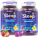 Kids Sleep Gummies, No Melatonin Sleep Aid Gummies W/Magnesium Glycinate, Magnesium Malate, L-Theanine, Lavender, B6, Zinc, D3K2 For Restful Sleep, Relax Brain & Muscle, Immune Support, Non-Gmo 2Pack Kids Sleep Gummies, No Melatonin Sleep Aid Gummies W/Magnesium Glycinate, Magnesium Malate, L-Theanine, Lavender, B6, Zinc, D3K2 For Restful Sleep, Relax Brain & Muscle, Immune Support, Non-Gmo 2Pack