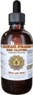 Red Clover Liquid Extract, Organic Red Clover (Trifolium Pratense) Tincture, Herbal Supplement, Hawaii Pharm, Made In Usa, 2Oz