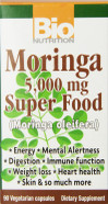 Bio Nutrition Moringa Oleifera Superfood Supplement 5000Mg 90 Vegetarian Capsules | Nutrient Dense | High In Antioxidants | Promotes Strong Digestive Health | Immune Boost Bio Nutrition Moringa Oleifera Superfood Supplement 5000Mg 90 Vegetarian Capsules | Nutrient Dense | High In Antioxidants | Promotes Strong Digestive Health | Immune Boost