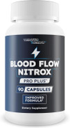 Blood Flow Nitrox Pro Plus - Improved Formula - Our Best Blood Circulation Supplements For Men - Vasodialators - Increase Blood Flow Care Blood Circulation Supplement Blood Flow Supplement For Men