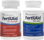 Fairhaven Health Fertilaid For Men And Women Combo Fertility Supplements For Men And Women | Count And Motility Support Pre-Conception For Him | Prenatal Vitamin For Her With Vitex And Folate
