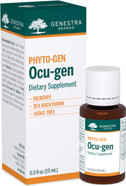 Genestra Brands Ocu-Gen | Bilberry, Sea Buckthorn, And Judas Tree Herbal Supplement | 0.5 Fl. Oz Genestra Brands Ocu-Gen | Bilberry, Sea Buckthorn, And Judas Tree Herbal Supplement | 0.5 Fl. Oz