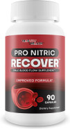 Pro Nitric Recover - Improved Formula - Our Best Blood Flow Supplement - Nitric Oxide Circulation And Vein Support - Healthy Blood Flow Circulation Supplements For Men Blood Vitamin Blood Flow Booster