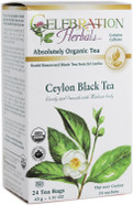Celebration Herbals Ceylon Black Tea Organic 24 Bag, 0.02 Pound