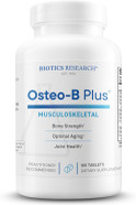 Biotics Research Osteo B Plus Optimal Bone Health Support With Vitamin K, Mg, Ca, Healthy Aging, Purified Chondroitin Sulfates 180 Tablets