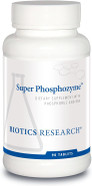 Biotics Research Super Phosphozyme Phosphorous And Rna, Electrolytes, Healthy Bones And Teeth, Protein Production, Energy Support, 90 Tablets