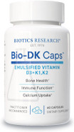 Biotics Research Bio-Dk CapsEmulsified Vitamin D And K, Vitamin D3 125 Mcg & Vitamin K (K1,K2) 550 Mcg- Mk7 Vitamin D3 K2 K1, Stronger Bones, Musculoskeletal Strength, Healthy Heart & Bmi 60 Caps Biotics Research Bio-Dk CapsEmulsified Vitamin D And K, Vitamin D3 125 Mcg & Vitamin K (K1,K2) 550 Mcg- Mk7 Vitamin D3 K2 K1, Stronger Bones, Musculoskeletal Strength, Healthy Heart & Bmi 60 Caps