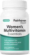 Fairhaven Health Womens Multivitamin Essentials | Once Daily Multivitamin For Women Support For Energy, Immune Health, Eye Health, Hormone Balance | Gluten, Dairy, Soy Free | Vegan | 30 Capsules Fairhaven Health Womens Multivitamin Essentials | Once Daily Multivitamin For Women Support For Energy, Immune Health, Eye Health, Hormone Balance | Gluten, Dairy, Soy Free | Vegan | 30 Capsules