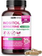 Vital Herbal Liposomal Inositol With Berberine, Chasteberry & Ashwagandha Supports WomenS Wellness, Hormone Balance & Metabolism 150 Capsules Made In The Usa Vital Herbal Liposomal Inositol With Berberine, Chasteberry & Ashwagandha Supports WomenS Wellness, Hormone Balance & Metabolism 150 Capsules Made In The Usa