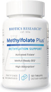 Biotics Research Methylfolate Plus Methylfolate, Bioactive Folate + B12, Supports Cardiovascular Health, Fetal Development, Nerve Health, Methylation Support, Homocysteine Levels. 120 Tablets