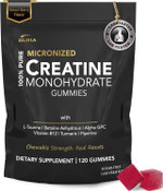 120 Creatine Monohydrate Gummies For Men & Women, Vegan-Friendly, Sugar-Free, & Tasty Chewables - Instantized Creatine Gummies For Enhanced Muscles Growth, Recovery, & Performance 120 Creatine Monohydrate Gummies For Men & Women, Vegan-Friendly, Sugar-Free, & Tasty Chewables - Instantized Creatine Gummies For Enhanced Muscles Growth, Recovery, & Performance