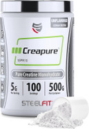 Steelfit Creapure Creatine Monohydrate Gummies For Men & Women, Blue Raspberry - Gym Workout Nutritional Supplements For Muscle Gain, Brain Health & Strength Building Dietary Supplement, 120 Gummies Steelfit Creapure Creatine Monohydrate Gummies For Men & Women, Blue Raspberry - Gym Workout Nutritional Supplements For Muscle Gain, Brain Health & Strength Building Dietary Supplement, 120 Gummies