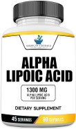 American Standard Supplements Alpha Lipoic Acid 1300Mg Per Serving - Vegan, Gluten Free, Non-Gmo, 90 Capsules, 45 Servings American Standard Supplements Alpha Lipoic Acid 1300Mg Per Serving - Vegan, Gluten Free, Non-Gmo, 90 Capsules, 45 Servings