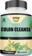 Colon Cleanse, Colon Detox, All Natural Herbal Formula, Support Healthy Bowel Movements, Gut Health & Healthy Metabolism Support, Non-Gmo - 60 Vegetable Capsule 30 Servings