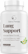 Lung Support - Helps You Breathe More Comfortably, Year Round Seasonal Support, Lung Cleanse & Lung Detox Formula, 60 Capsules