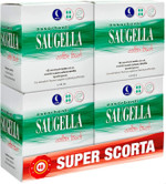 Saugella Cotton Touch Active Night Absorbent With Hypoallergenic Cotton Wings 48 Pieces - 80G