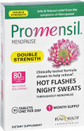 Promensil Menopause - Double Strength - Relief Hot Flashes Night Sweats - 30 Tablets Promensil Menopause - Double Strength - Relief Hot Flashes Night Sweats - 30 Tablets