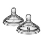 Tommee Tippee Closer To Nature Baby Bottle Nipples, Breast-Like, Anti-Colic Valve, Soft Silicone, Fast Flow, 3M+, 2 Count Tommee Tippee Closer To Nature Baby Bottle Nipples, Breast-Like, Anti-Colic Valve, Soft Silicone, Fast Flow, 3M+, 2 Count
