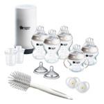 Tommee Tippee Natural Start BabyS First Bpa Free Bottle 8 Piece Set, 2 X 5Oz And 2 X 9Oz Anti-Colic Bottles, Slow And Medium Flow Nipples, 0-6 Month Pacifier, Clear Tommee Tippee Natural Start BabyS First Bpa Free Bottle 8 Piece Set, 2 X 5Oz And 2 X 9Oz Anti-Colic Bottles, Slow And Medium Flow Nipples, 0-6 Month Pacifier, Clear