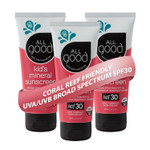 All Good Baby & Kids Sunscreen Lotion For Face & Body - Uva/Uvb Broad Spectrum, Spf 30, Zinc Oxide, Coral Reef Friendly, Water Resistant - Zinc, Shea Butter, Coconut Oil, Aloe (3 Oz)