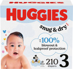 Huggies Snug & Dry Diapers, Size 5