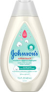 Johnson'S Cottontouch Newborn Baby Body Wash & Shampoo, Gentle & Tear-Free, Made With Real Cotton, Gently Washes Away Dirt & Germs, Sulfate- & Paraben-Free For Sensitive Skin, 13.6 Fl. Oz
