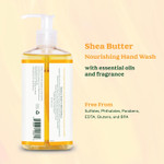 Sof Nourishing Hand Wash - With Moisturizing Sea Algae, Coconut & Olive Oil- Vegan & Non Gmo- Free From Phthalates, Sulfates & Parabens- Wild Rose - 8 Oz Bottle 3 Pack