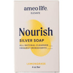 Peppermint Silver Soap With 30 Ppm Silver - Naturally Cleanses The Skin, 4 Oz Colloidal Silver Soap Bar For Women And Men