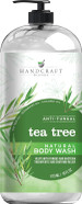 Handcraft Blends Tea Tree Oil Body Wash 16 Oz - Extra Strength Body Wash For Athletes Foot, Nail Fungus, Itchy Skin, Jock Itch, Acne And Eczema - Tea Tree Body Wash For Men & Women