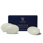Caswell-Massey MenS Bar Soap Gift Set - Jockey Club Scent - Triple-Milled Moisturizing Body Soap Bars For All Skin Types, Plant-Based Formula With Essential Oils, Made In Usa, 3 X 5.8 Oz