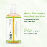Sof Nourishing Hand Wash - With Moisturizing Sea Algae, Coconut & Olive Oil- Vegan & Non Gmo- Free From Phthalates, Sulfates & Parabens- Wild Rose - 8 Oz Bottle 6 Pack