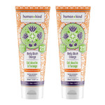 Human+Kind Body Wash | Nourishes Dry Skin With Coconut Oil | Sls-Free, Gentle Enough For Hair & Scalp | Natural, Vegan Skin Care | Orange Scent - 8.45 Fl Oz, 2Count