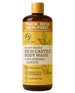 Dr. Jacobs Naturals Castile Orange & Ginger All-Natural Body Wash For Moisturizing Dry And Sensitive Skin Shampoo With Plant-Based Ingredients Gluten, Preservatives-Free Formula - 32 Oz