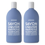Compagnie De Provence Savon De Marseille Extra Pure Liquid Soap - Velvet Seaweed - Bulk 67.6 Fl Oz Plastic Bottle Refill