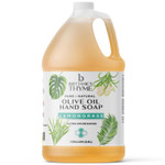 Brittanie'S Pure Organic Castile Liquid Olive Oil Soap Refill, Lemongrass, 1 Gallon | Face, Body Wash, Dishes, Pets & Laundry | Vegan & Gluten Free Non-Gmo