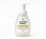 Eczema Honey Gentle Foaming Hand Soap - Gentle Cleanser For Dry Hands - Non-Toxic Unscented Hand Soap - Natural Hand Cleaner For Bathroom & Kitchen - Organic Honey Handwash (8.4 Oz)