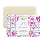 Beekman 1802 Lilac Dream Goat Milk Soap - 9 Oz - Scented - Cleanses, Nourishes & Hydrates - With 100% Vegetable Base & Botanical Oils - Triple Milled - Good For Sensitive Skin - Cruelty Free
